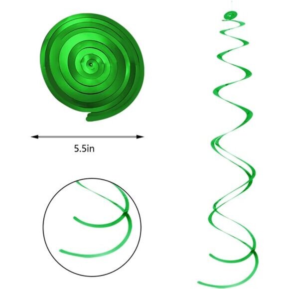 Colorful Ceiling Swirl Decorations Hanging Party Streamers Wedding Graduation - Picture 2 of 7